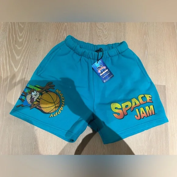 NWT MADHAPPY SPACE JAM SHORTS